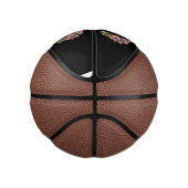 Oster-Ei-Psychedel-Design-Kinder-Bio-T-Shirt Mini Basketball (Rechts)