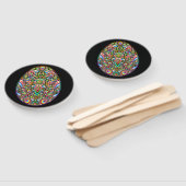 Oster-Ei-Psychedelic-Design-Kinder-Bio-T-Shirt Fächer (Non-assembled)