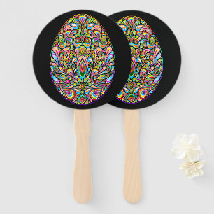 Oster-Ei-Psychedelic-Design-Kinder-Bio-T-Shirt Fächer