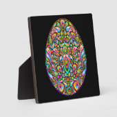 Oster-Ei-Psychedelic-Design-Kinder-Bio-T-Shirt Fotoplatte (Vorderseite)