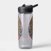 Oster-Ei-Psychedelic-Design-Kinder-Bio-T-Shirt Trinkflasche (Links)