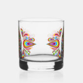 Oster-Ei psychedelisches Design Kinder Bio-T-Shirt Whiskyglas (Links)