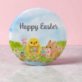 Oster-Eier-Brunch-Küken-Osterhase-Party Button
