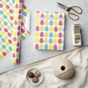 Oster-Eier Bunte Frohe Ostern Geschenkpapier