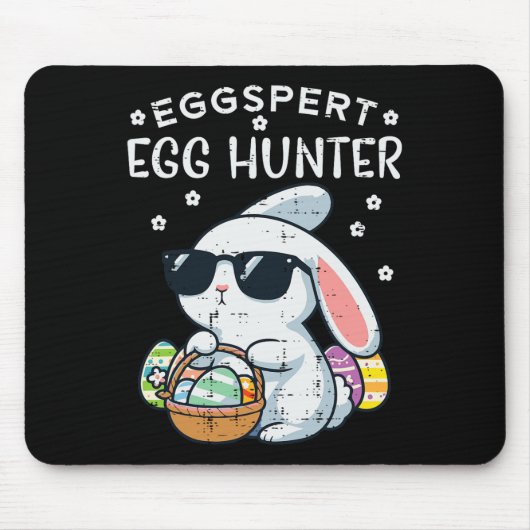Oster-Eier-Experten-Hasen-Jungen-Mädchen-Kinder T Mousepad (Vorne)