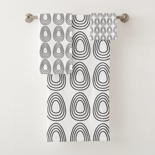 Oster-Eier Frohe Ostern Badhandtuch Set (Insitu)