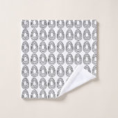 Oster-Eier Frohe Ostern Badhandtuch Set (Waschlappen)