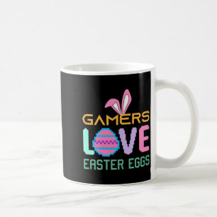 Oster-Eier für Gamer Retro-Videospiele Hasenohren Kaffeetasse