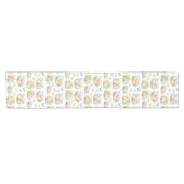 Oster-Eier & Hasen Blumen & Schmetterlinge Kurzer Tischläufer (Horizontal)