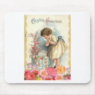 oster-eier im viktorianischen stil mousepad