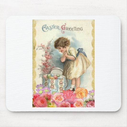 oster-eier im viktorianischen stil mousepad (Vorne)