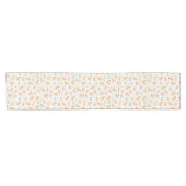 Oster-Eier & Karotten Wasserfarben-Muster Kurzer Tischläufer (Horizontal)