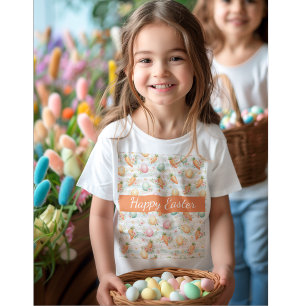 Oster-Eier & Karotten Wasserfarben-Muster T-Shirt