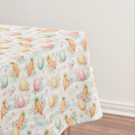Oster-Eier & Karotten Wasserfarben-Muster Tischdecke