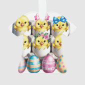 Oster-Eier Kinder Ornament (Rückseite)