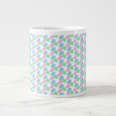 Oster-Eier Kritzeleien Jumbo-Tasse (Vorderseite)