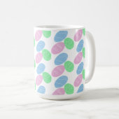 Oster-Eier Kritzeleien  Kaffeetasse (VorderseiteRechts)