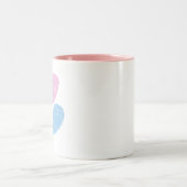 Oster-Eier Kunst  Zweifarbige Tasse (Mittel)