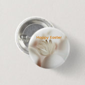 Oster-Eier mit Feder-Grafik Button (Vorne & Hinten)