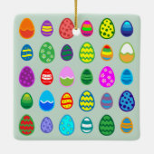 Oster-Eier-Muster Keramikornament (Rückseite)