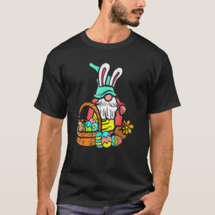 Oster-Eier Nordischer Garten-Gnom Hase Korb Tomte T-Shirt