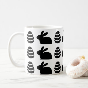 Oster-Eier Osterhase Frohe Ostern Muster Kaffeetasse