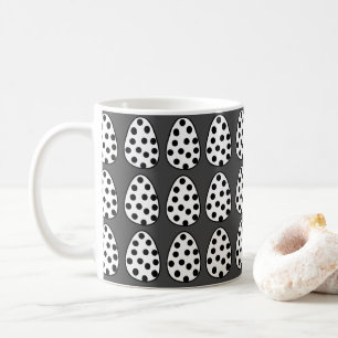 Oster-Eier Punktmuster Frohe Ostern Muster Kaffeetasse
