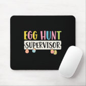 Oster-Eier-Such-Aufseher Lustige Mutter Vater Männ Mousepad (Mit Mouse)