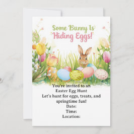 Oster-Eier-Such-Einladung – Frühlings-Osterparty Einladung