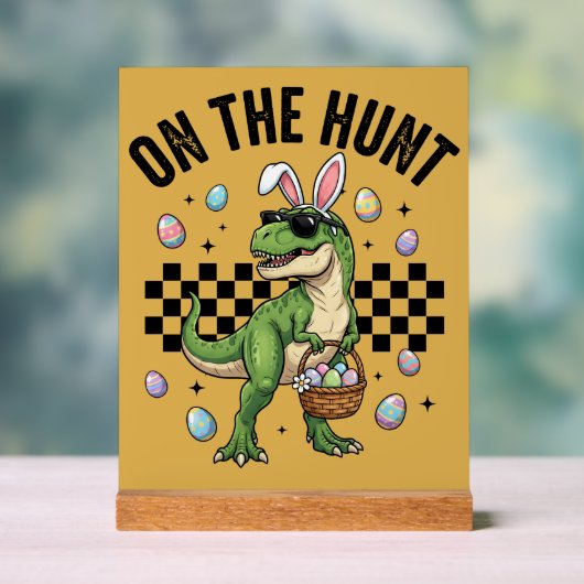 Oster-Eier-Such-Schild Acrylschild (Neutral)