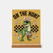 Oster-Eier-Such-Schild Acrylschild (Vorderseite)