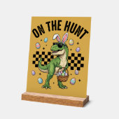 Oster-Eier-Such-Schild Acrylschild (Winkel)