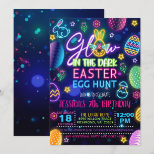 Oster-Eier-Suche im Dunkeln Einladung