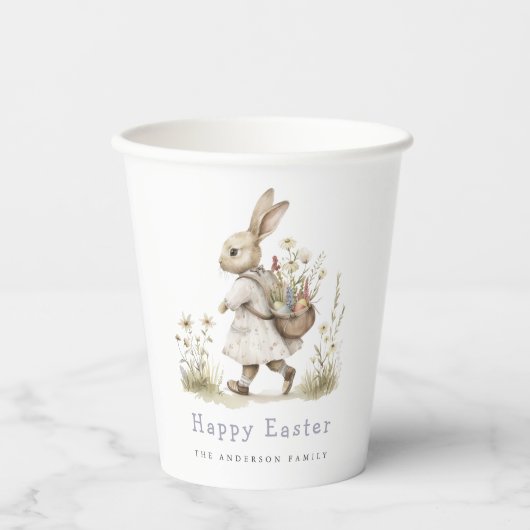 Oster-Eier-Suche mit Wasserfarben Pappbecher (Vorderseite)