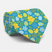 Oster Eier Und Narzissen  Krawatte (Gerollt)