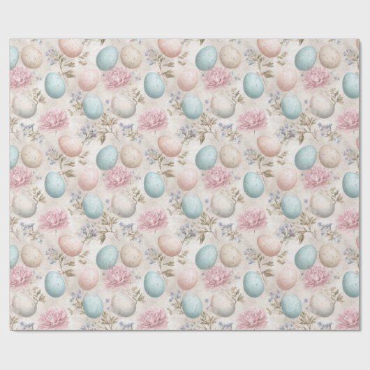 Oster-Eier-Verpackungspapier in Pastellfarben Geschenkpapier (Flach)