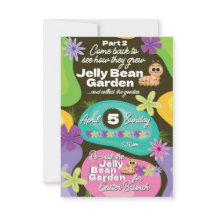 Oster-Einladung Jelly Bean Gartenparty Teil 2