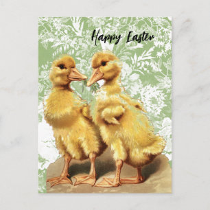 Oster-Entenküken Vintage Postkarte