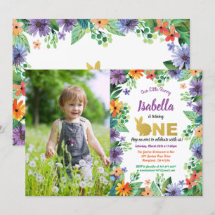 Oster-Erstgeburtstagsfeier Foto-Einladung Einladung