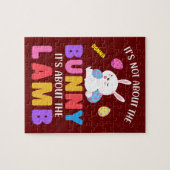 OSTER" ES GEHT NICHT UM DEN BUNNY" PERSONALISIERT PUZZLE (Horizontal)