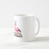 Oster-Flamingo-T-Shirt Kaffeetasse (VorderseiteRechts)