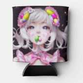 Oster/Frühling Anime Girl Dosenkühler (Vorderseite)