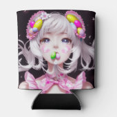 Oster/Frühling Anime Girl Dosenkühler (Rückseite)