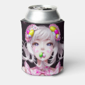 Oster/Frühling Anime Girl Dosenkühler (Kanne Rückseite)