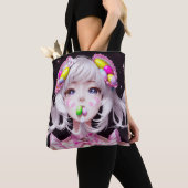 Oster/Frühling Anime Girl Tasche (Von Nahem)