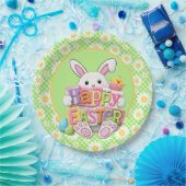 Oster-Frühlings-Gänseblümchen-Hase Pappteller (Party)
