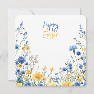 Oster-Frühlingsblumen-Einladung Einladung