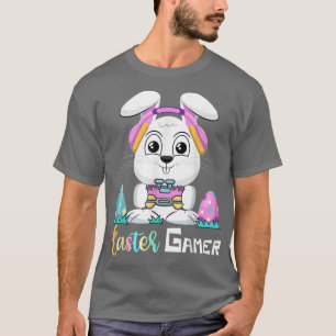 Oster-Gamer-Hase-Kaninchen-Videospiel-Gaming-Gamer T-Shirt