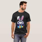 Oster-Gamer-Hasen-Controller-Eier T-Shirt (Vorne ganz)