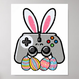 Oster-Gaming-Controller-Hasenohren Jungen Kinder Y Poster